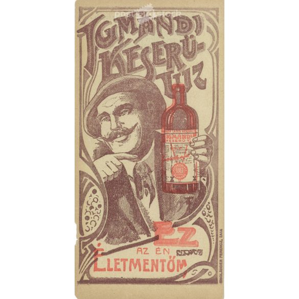 Igmánd bitter water. Advertising sheet. (2791560