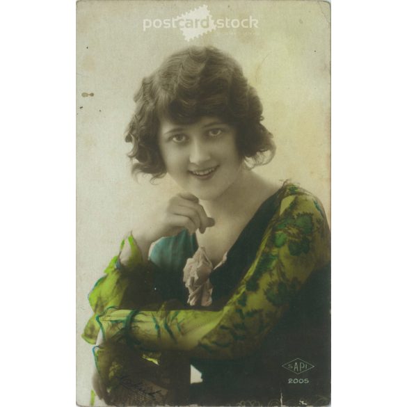 1906 – Romantic postcard. Colored photo sheet. (2791564)