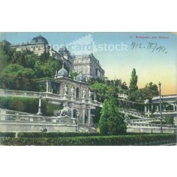   1912 – Budapest. Castle promenade. Colored photo sheet, postcard. (2791569)