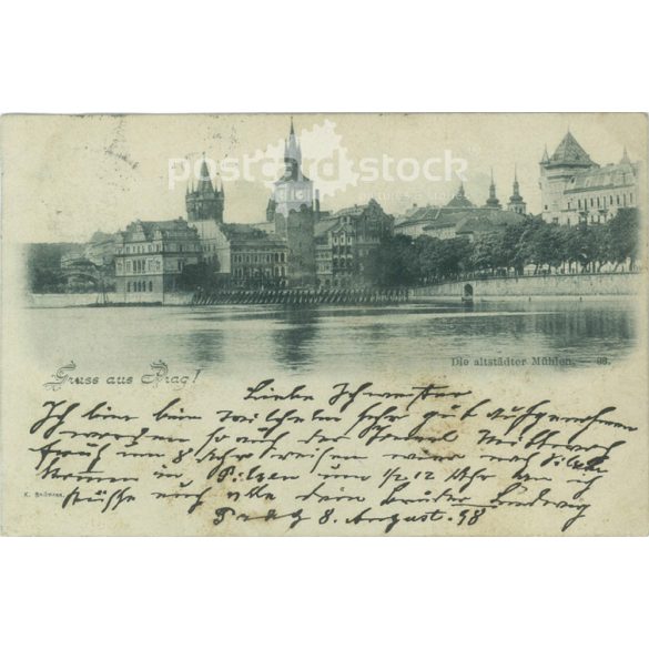 1898 – Greetings from Prague. Photo sheet, postcard. (2791570)