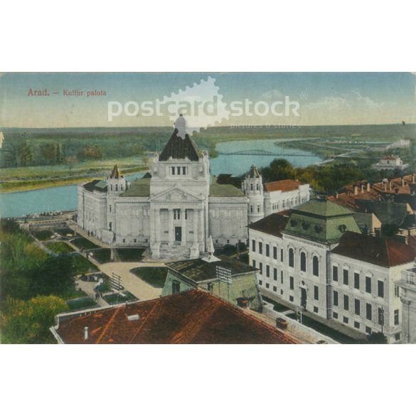 1918 – Arad. Palace of Culture. Colored photo sheet, postcard. (2791575)