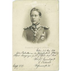   1900 – Crown Prince Friedrich Wilhelm. Photo sheet, postcard. (2791654)