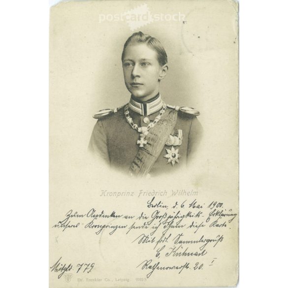 1900 – Crown Prince Friedrich Wilhelm. Photo sheet, postcard. (2791654)