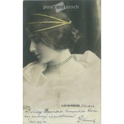 1903 – Romantic postcard. Colored photo sheet. (2791656)