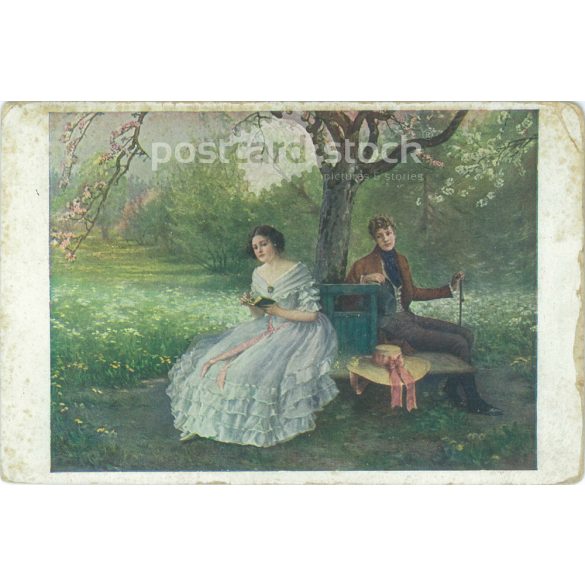 1916 – Romantic postcard. (2791662)