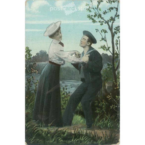 1912 – Romantic postcard. (2791665)