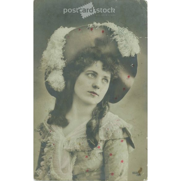 Romantic postcard. Colored photo sheet. (2791667)