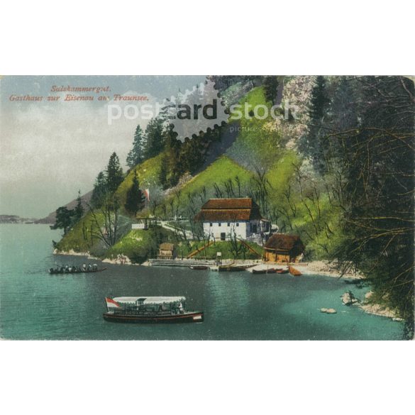 1931 – Inn on Lake Traunsee. Colored photo sheet, postcard. (2791678)