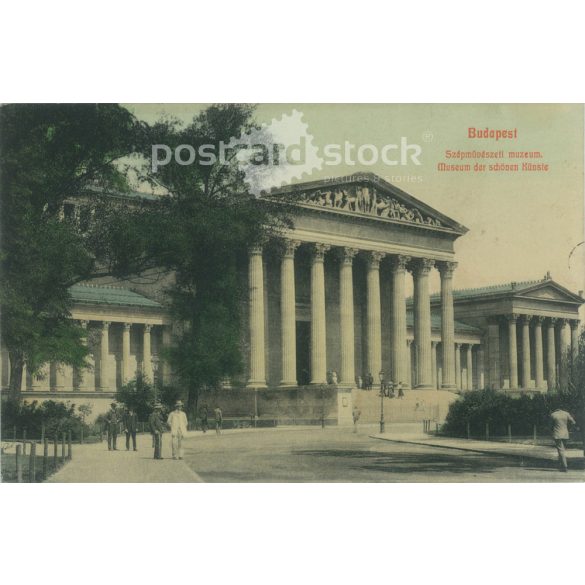 1908 – Budapest. Museum of Fine Arts. Colored photo sheet, postcard. (2791698)