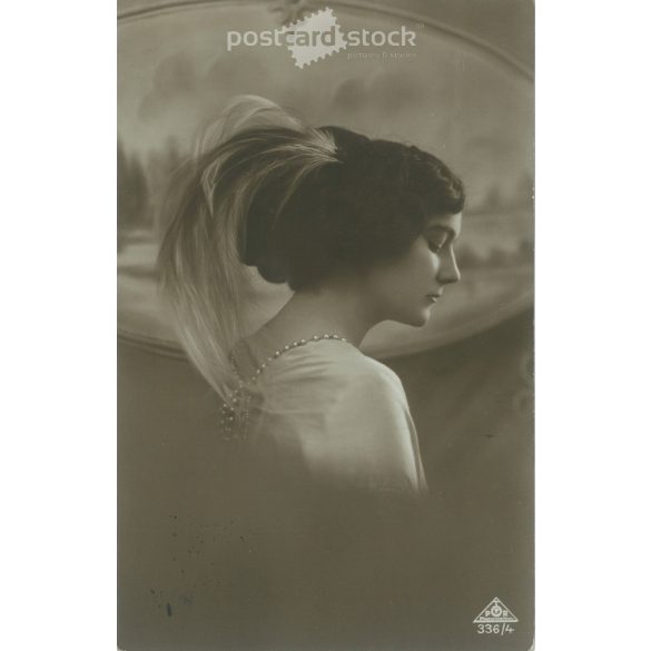 1914 – Romantic postcard. Colored photo sheet. (2791723)