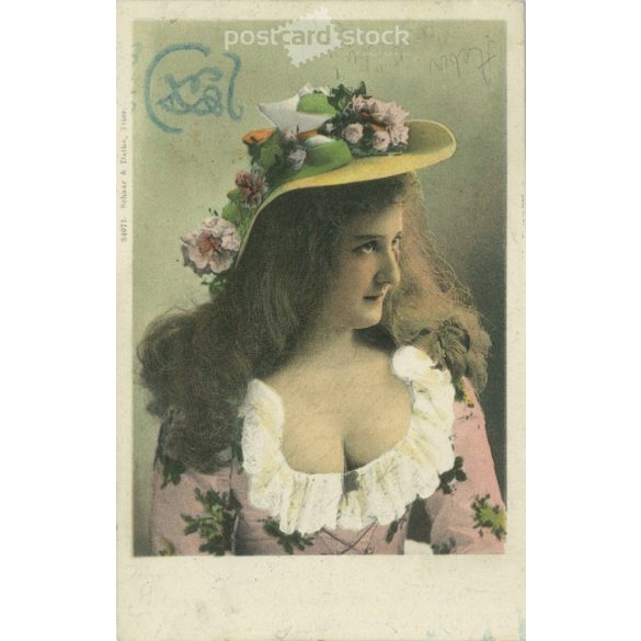 1903 – Pre-war hat fashion. Colored photo sheet. (2791741)