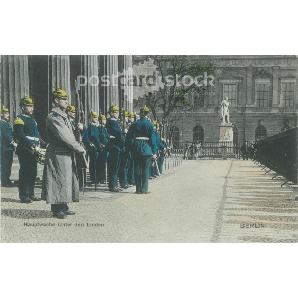 Berlin. Hauptwache Unter den Linden. Colored photo sheet, postcard. (2791753)