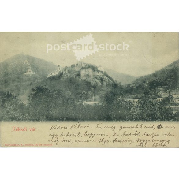 1900 – Modrý Kameň Castle. Slovakia. Black and white photo sheet, postcard. (2791761)