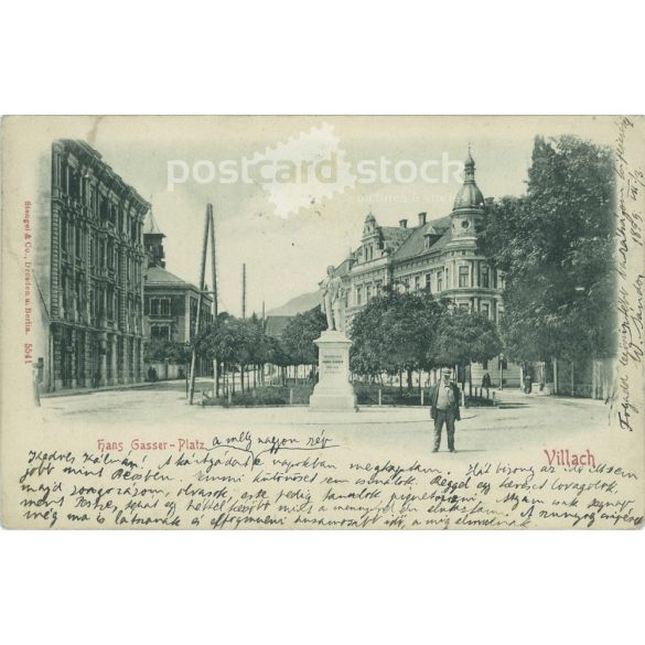 1899 – Villach, Austria. Black and white photo sheet, postcard. (2791763)