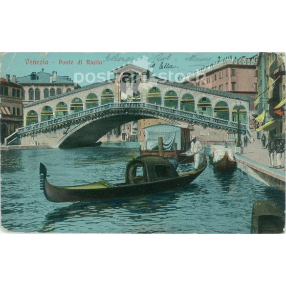 1922 – Venice postcard. Colored photo sheet. (2791780)