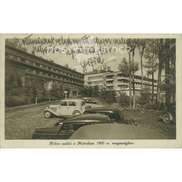 1942 – Blue hostel in the Mátra. Postcard, photo sheet. (2791789)