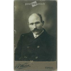   Cabinet photo taken in Weiser photo studio. Versec. The picture shows János Martin, a Serbian man. 1900s. (2791796)