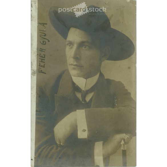 1908 – Gyula Fehér actor, actor teacher. Postcard, photo sheet. (2791810)