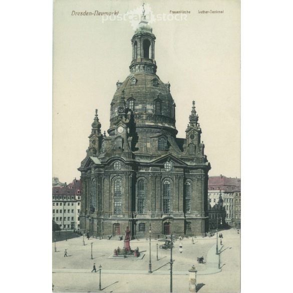 1918 – Dresden. Luther Memorial. Postcard, colored photo sheet. (2791855)