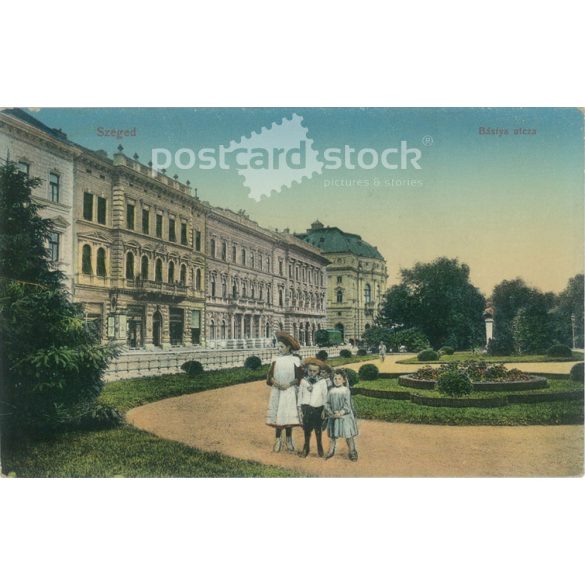 1911 – Szeged, Bástya street. Postcard, colored photo sheet.(2791858)