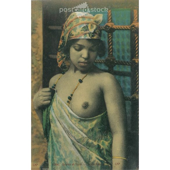 1924 – Young sabin woman. Postcard, colored photo sheet. (2791864)