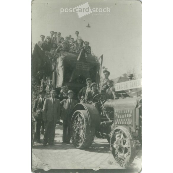 1949 – Törökszentmiklós. Tractor school. Postcard, photo sheet. (2791868)