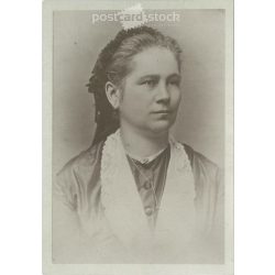   Younger picture of grandmother. Studio shot. Original paper image. 1930s. (2791935)