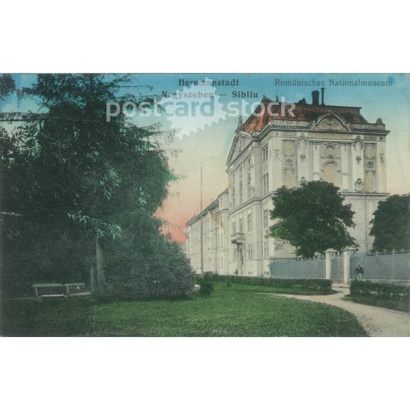 1914 – Sibiu, Transylvania. Romanian National Museum. Colored photo sheet, postcard. Published by Verlag F. Stoiber. (2792052)