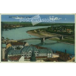   Szeged, Tisza bridge. Colored photo sheet, postcard. (2792056)