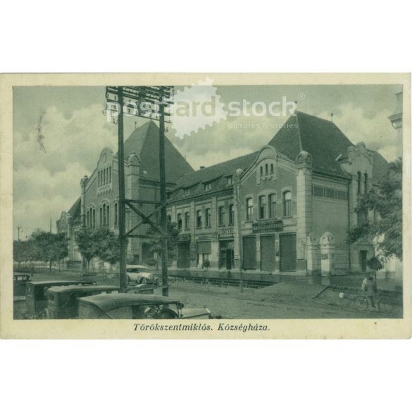 1922 – Törökszentmiklós. Village hall. Black and white photo sheet, postcard. (2792077)