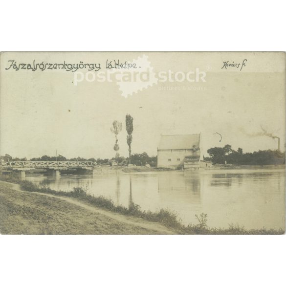 1926 – View of Jászalsószentgyörgy. Black and white photo sheet, postcard. (2792090)