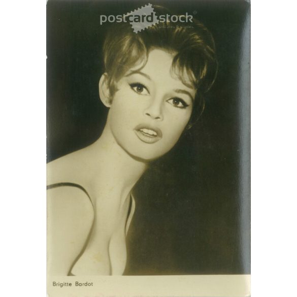 1965 – Brigitte Bardot. East German postcard, VEB Progress Film-Vertrieb, Berlin, no. 2. 289. Black and white original paper image. (2792151)