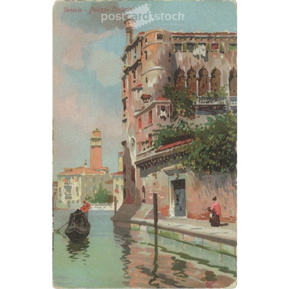 Italy Venezia Palazzo Contarini Venice Art Litho B42 (2792283)