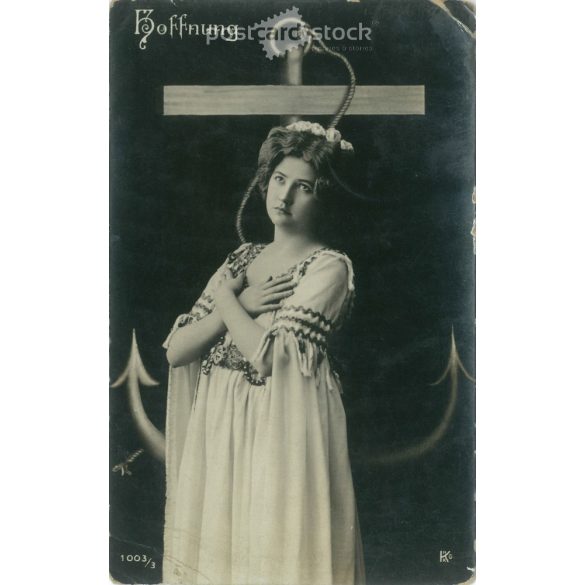 1907 – Romantic postcard, photo sheet. (2792305)