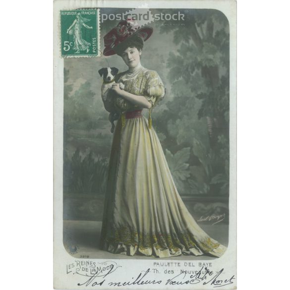 1910s. Romantic, French postcard, colored photo sheet. (2792315)