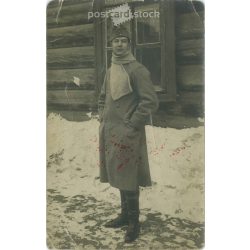   Photo of a young soldier. Vienna, with field post and stamp. Photo sheet, postcard. (2792323)