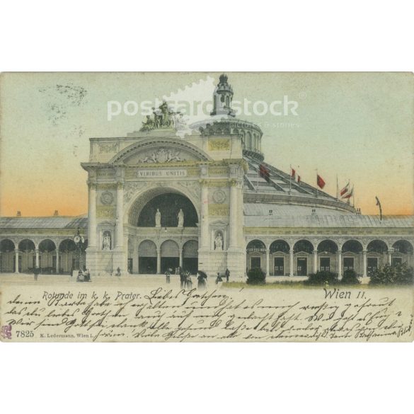 1905 – The Rotunde building in Vienna was built on the site of the 1873 world exhibition. Colored photo sheet, postcard. (2792330)