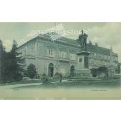   Early 1900s. Pécs. Episcopal seat. Andor Derzsi Elekes Ex libris stamp on the back. Postcard, photo sheet. (2792333)