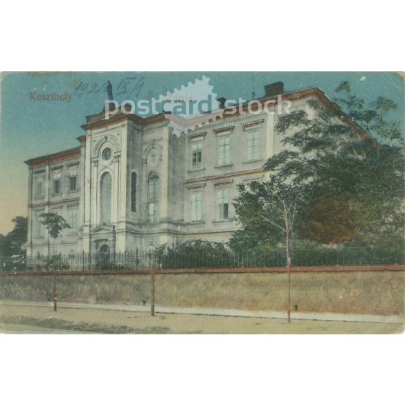 1922 – Keszthely, monastery building. Colored photo sheet, postcard. (2792334)