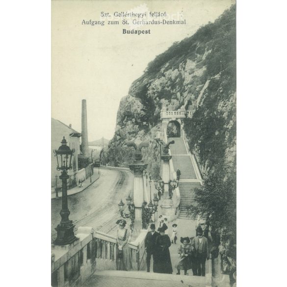 1909 – St. Gellérthegyi approach. Budapest. Photo sheet, postcard. (2792339)