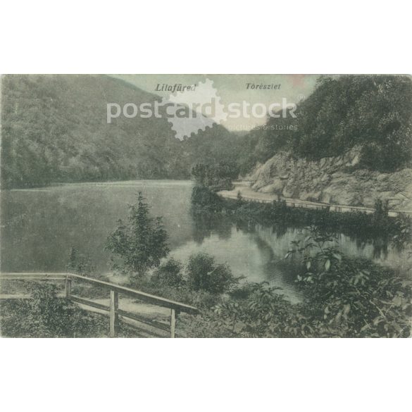 1923 – Lilafüred, lake section. Photo sheet, postcard. (2792340)