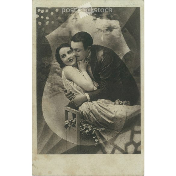 1941 – Romantic old postcard, photo sheet. (2792384)