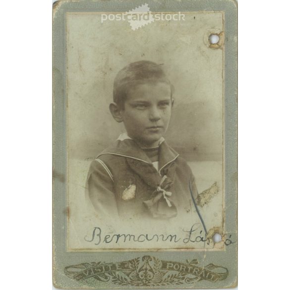 Early 1900s. László Bermann’s studio photo. Old photo / Visitcard / CDV photo. (2792398)