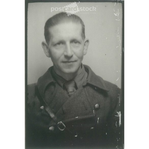 1933. Germany. A young man, presumably a soldier. Black and white original paper image, old photo. (2792460)