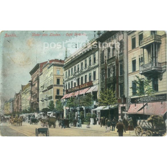 1905 – Berlin. Original paper image. Old photo. Colored photo sheet, old postcard. (2792701)